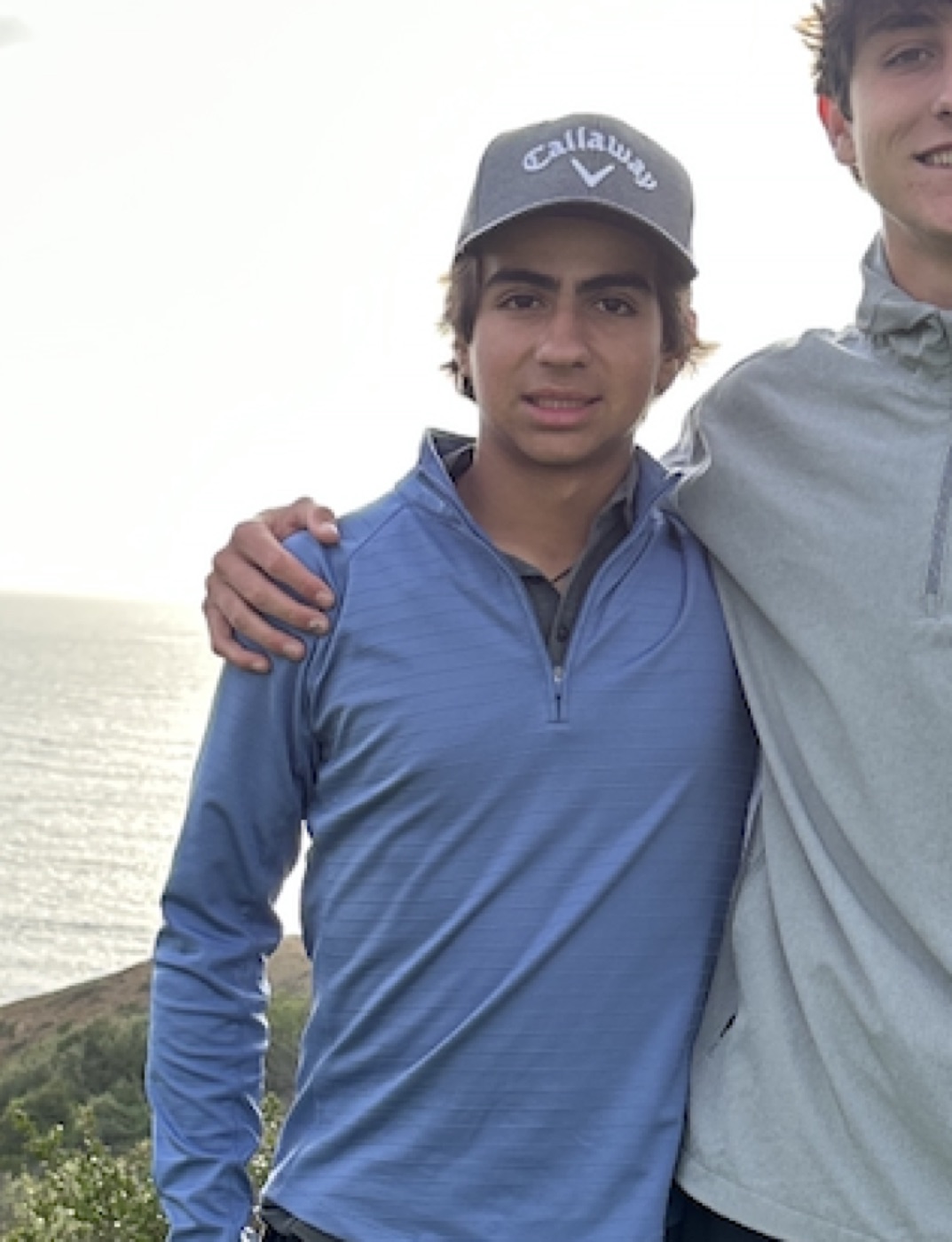 Andres Cervera on the course